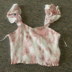 NEVER WORN cute cropped tank top